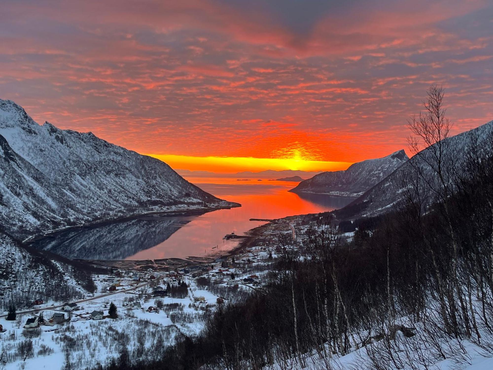 Leilighet I Rorbu Pa Kaldfarnes - Yttersia Senja Zewnętrze zdjęcie